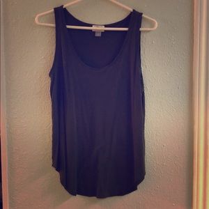 Olive Green Scoop Neck Tank Top